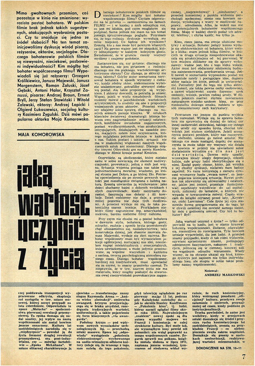 FILM: 1/1973 (1257), strona 7