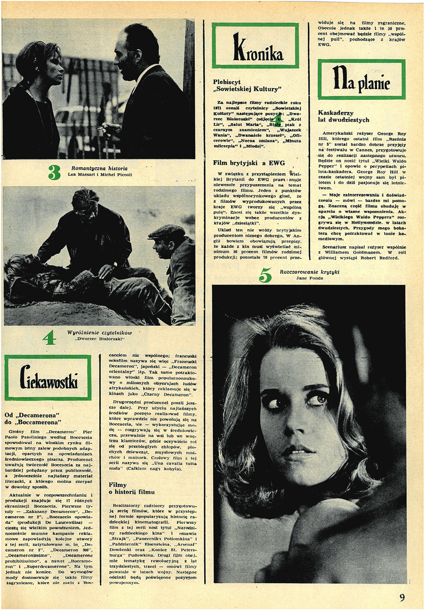 FILM: 25/1972 (1228), strona 9