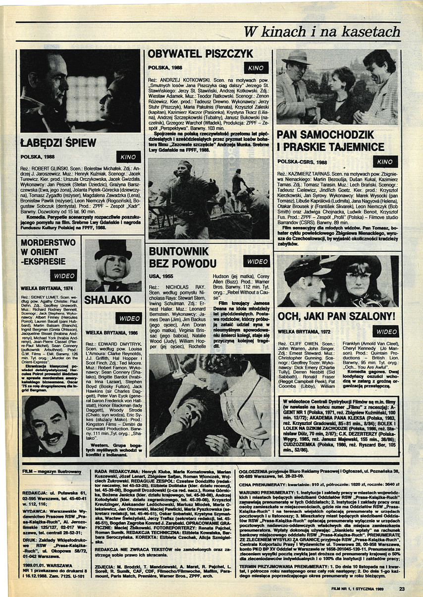 FILM: 1/1989 (2061), strona 23