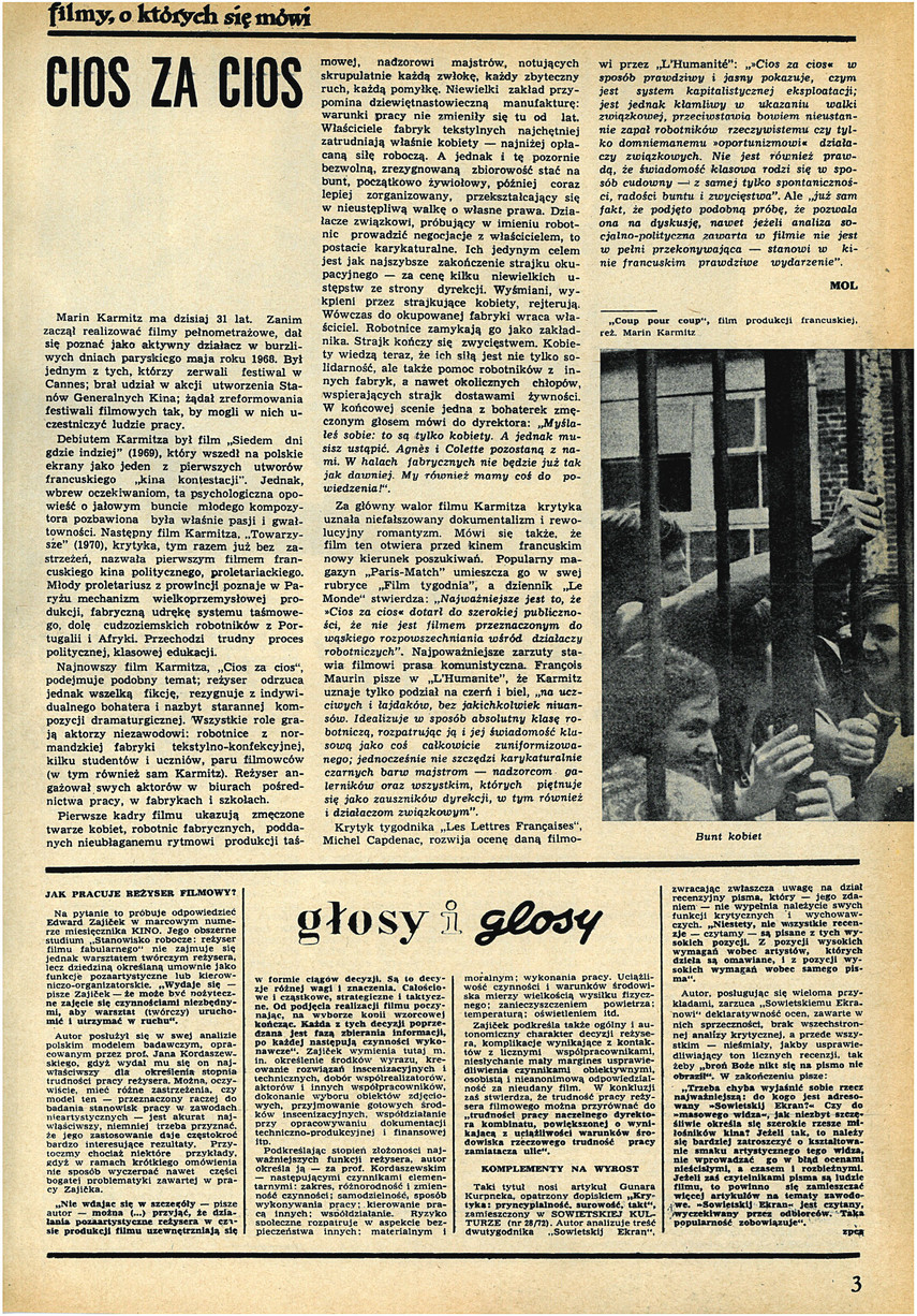 FILM: 16/1972 (1219), strona 3