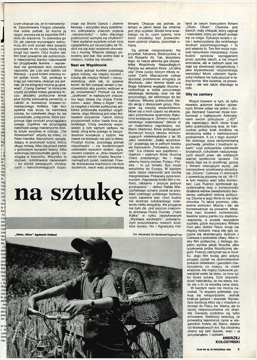 FILM: 38/1992 (2253), strona 5