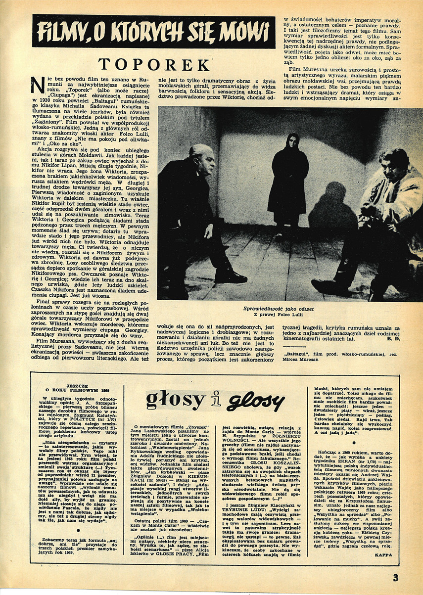 FILM: 3/1970 (1102), strona 3