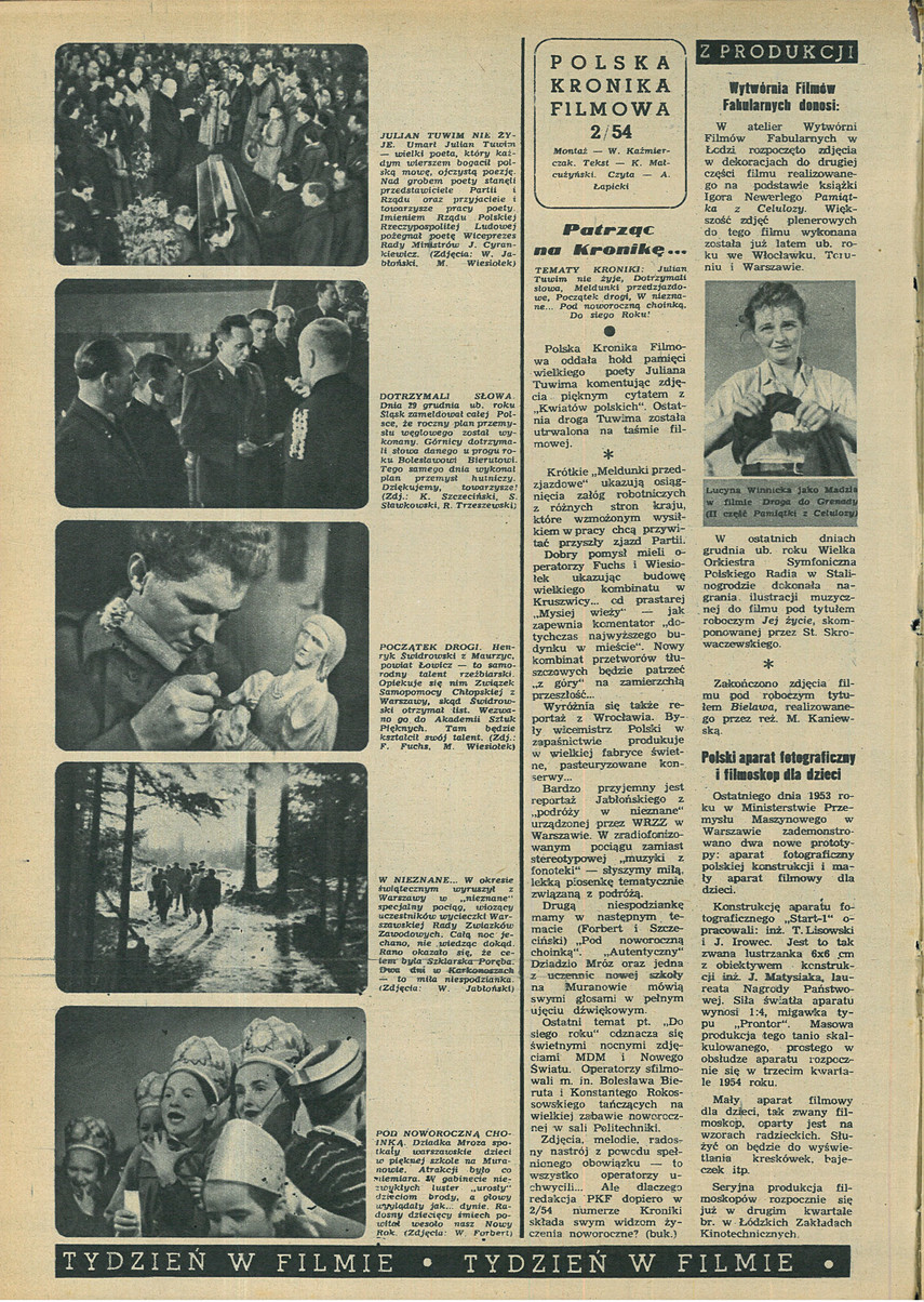 FILM: 3/1954 (268), strona 2