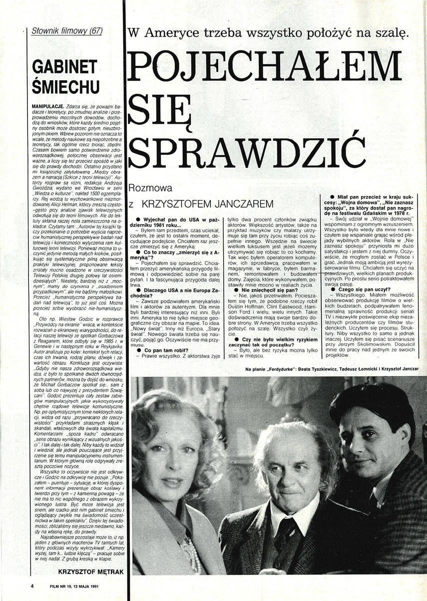 FILM: 19/1991 (2182), strona 4