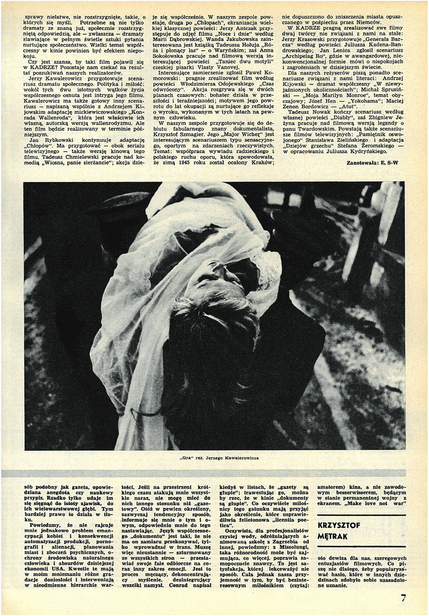 FILM: 22/1972 (1225), strona 7