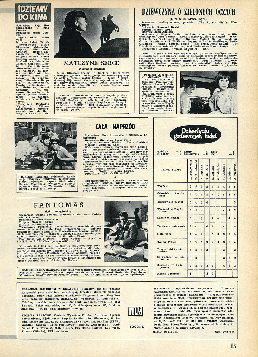 FILM: 16/1967 (958), strona 15