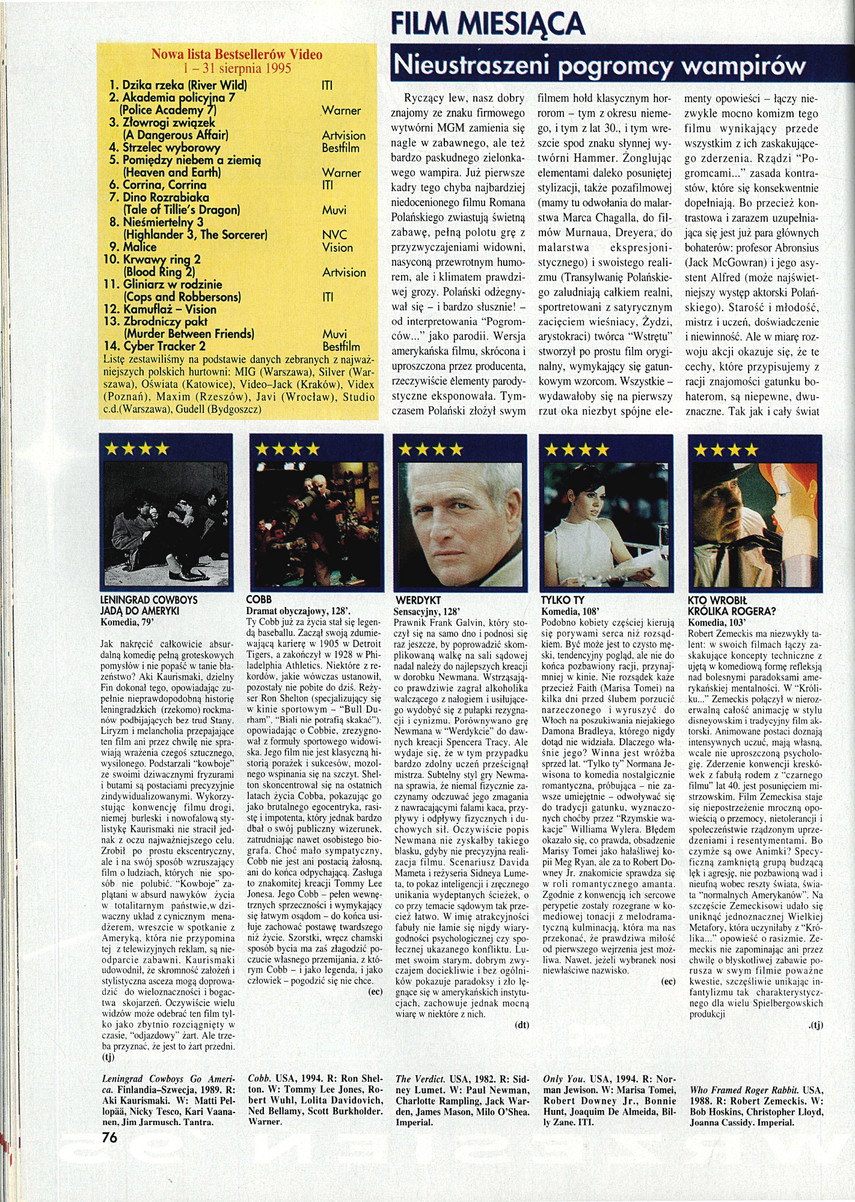 FILM: 9/1995 (2324), strona 76