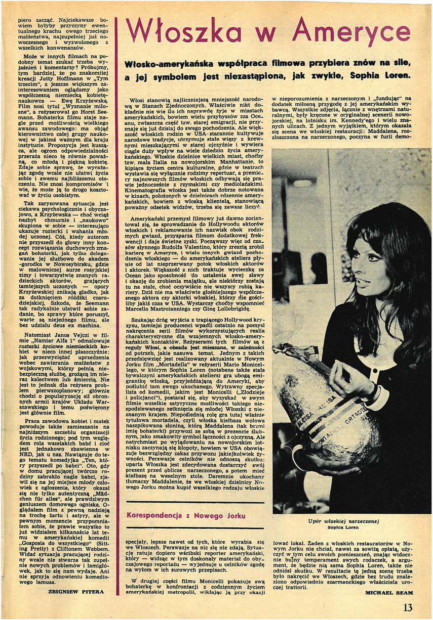 FILM: 1/1972 (1204), strona 13