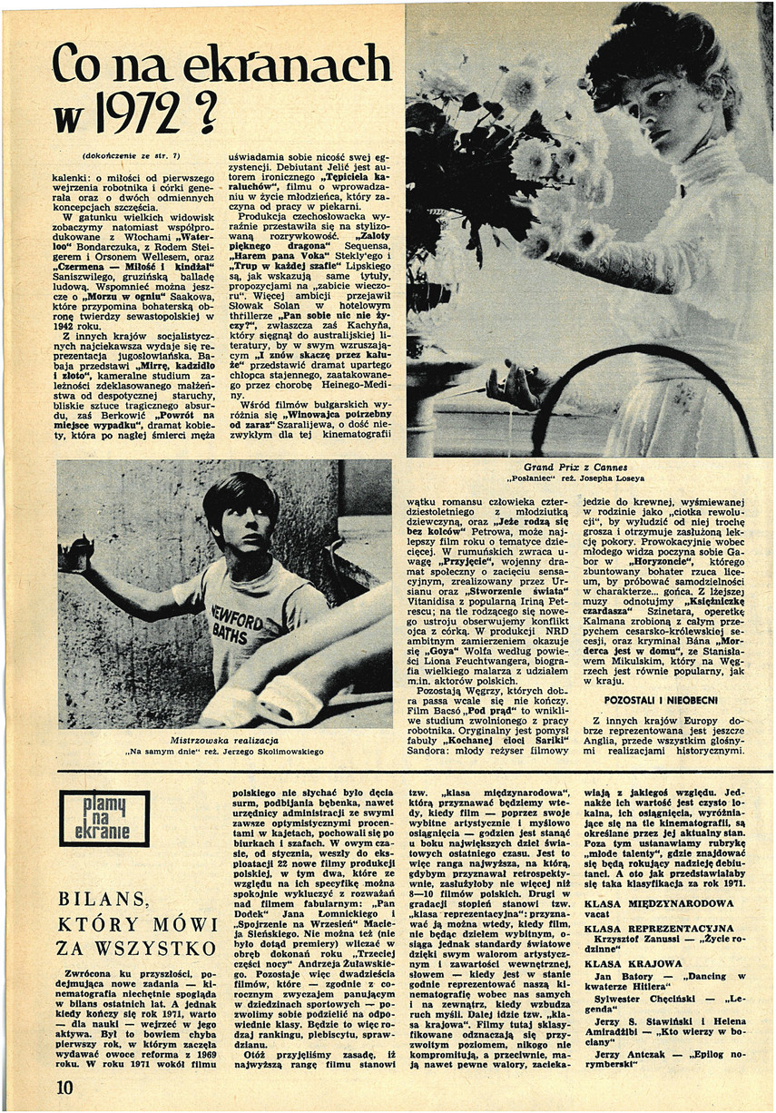 FILM: 1/1972 (1204), strona 10