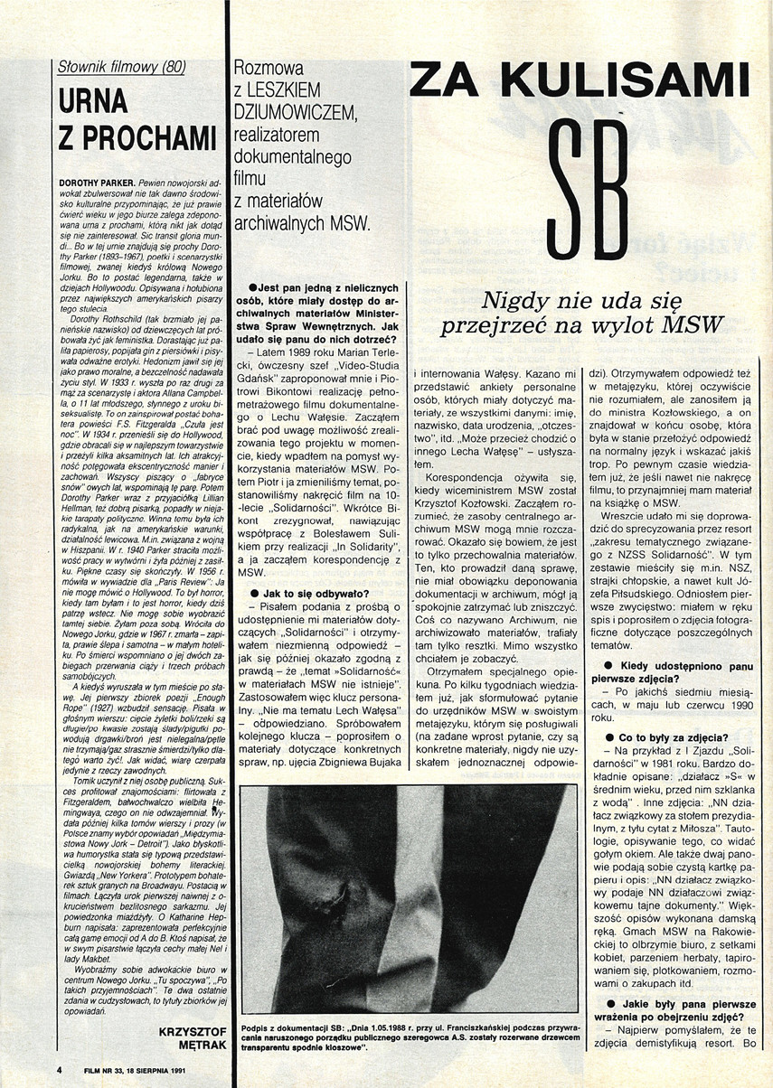 FILM: 33/1991 (2196), strona 4