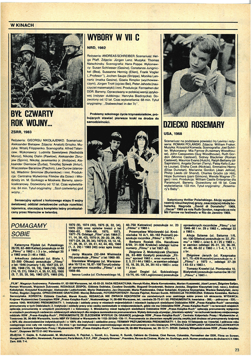 FILM: 22/1984 (1821), strona 23